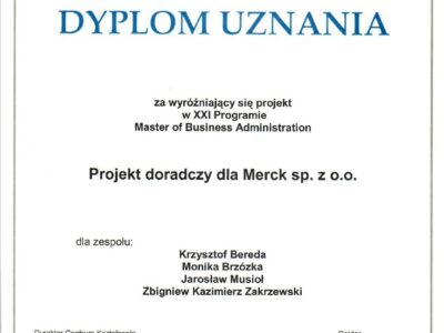 project doradczy Merck